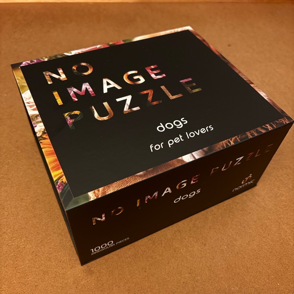 No Image Puzzle of dogs 1000 piece puzzle. For Pet Lovers.